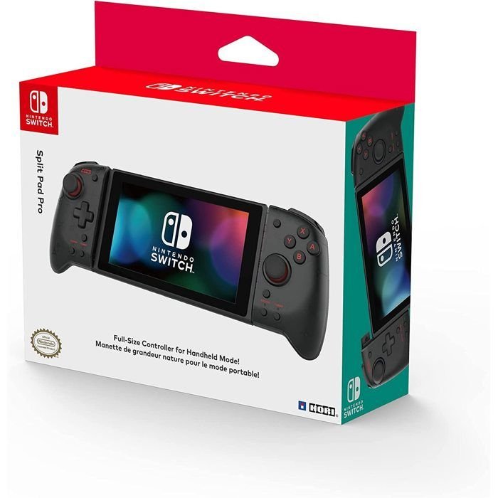 Joy-Con Controller - HORI - Split Pad Pro - Wired - Black - No Vibrati