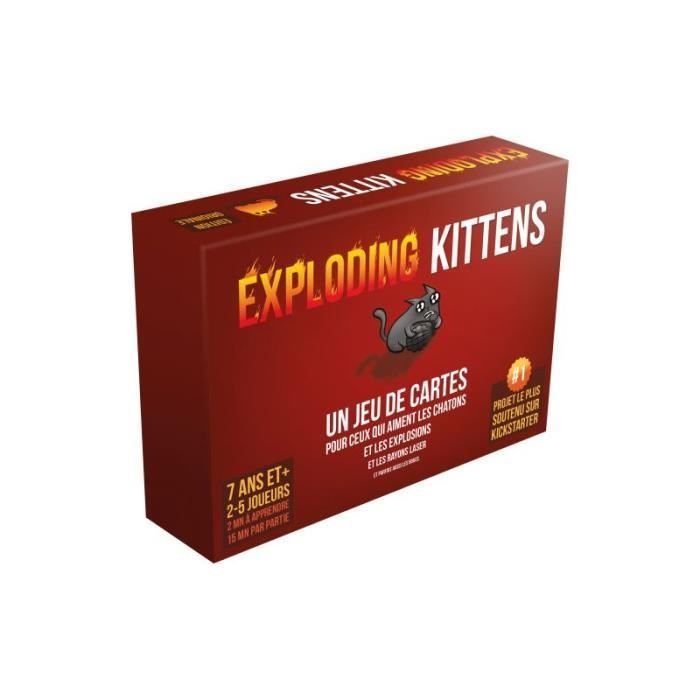 Asmodee - Exploding Kittens: The Basic Game (Edizione 2022) - Gioco da