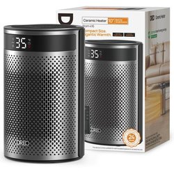 Bijverwarming - Hyperkeramisch - 1500 W - Dreo - Atom 416 - Kolom - Zw