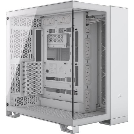 PC case - CORSAIR - 6500X Tempered Glass Mid-Tower Dual Chamber - Whit