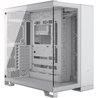 PC case - CORSAIR - 6500X Tempered Glass Mid-Tower Dual Chamber - Whit