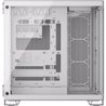 PC case - CORSAIR - 6500X Tempered Glass Mid-Tower Dual Chamber - Whit