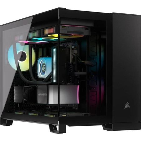 PC-behuizing - CORSAIR - 2500D AIRFLOW Micro ATX Dual Chamber - Zwart