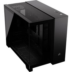 PC case - CORSAIR - 2500X Tempered Glass Micro ATX Dual Chamber - Blac