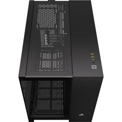 PC case - CORSAIR - 2500X Tempered Glass Micro ATX Dual Chamber - Blac