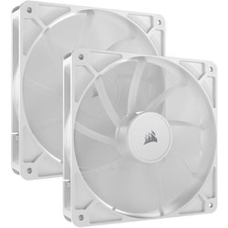 Packung mit 2 140-mm-PWM-Lüftern  CORSAIR  RS140  Weiß