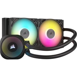 Raffreddamento ad acqua - CORSAIR - iCUE LINK TITAN 240 RX - RGB - Ner