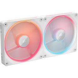 PC-koeling - CORSAIR - CO-9051056-WW - iCUE LINK LX140R RGB wit dubbel