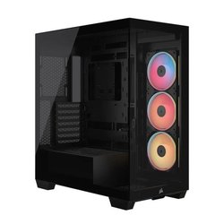 Caja de PC - CORSAIR - 3500X LXR LINK Semitorre de cristal templado - 