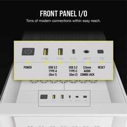 Caja para PC - CORSAIR - FRAME 5000D RS ARGB Airflow - Semitorre - Bla