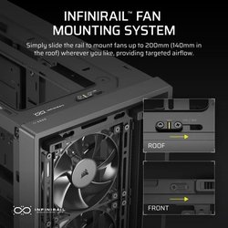Case per PC - CORSAIR - FRAME 4000D RS - Mid-Tower - Nero - CC-9011312