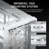 PC Case - CORSAIR - FRAME 4000D RS - Mid-Tower - White - CC-9011313-WW