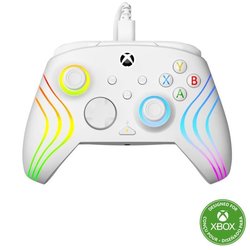 Gamepad - Xbox Series X|S, Xbox One e PC - Afterglow Wave - RGB - Cabl