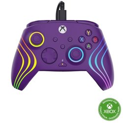 Gamepad - Xbox Series X|S, Xbox One y PC - Afterglow Wave - RGB - Con 