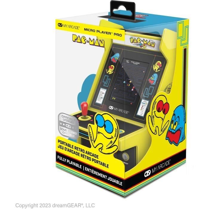 Micro Player PRO - Pac-Man - Retrogaming game - 7cm High Resolution Sc