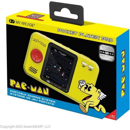 Pocket Player PRO - Pac-Man - Retrogaming game - 7cm High Resolution S
