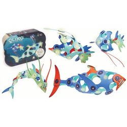 Magnetisch constructiespeelgoed - GIPSY TOYS - OCEAN CREATURES - 24 st