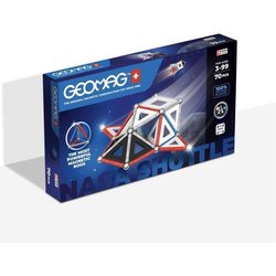 Magnetische bouwset - GEOMAG - Klassieke panelen - NASA Shuttle - 70 s