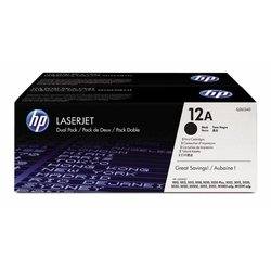 HP 12A (Q2612AD) zwarte tonercartridge voor HP LaserJet - 2 stuks