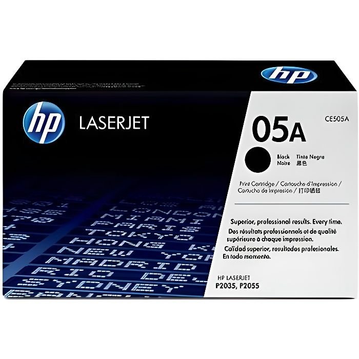 HP 05A (CE505A) Black Toner Cartridge for LaserJet P2035/P2055 Printer