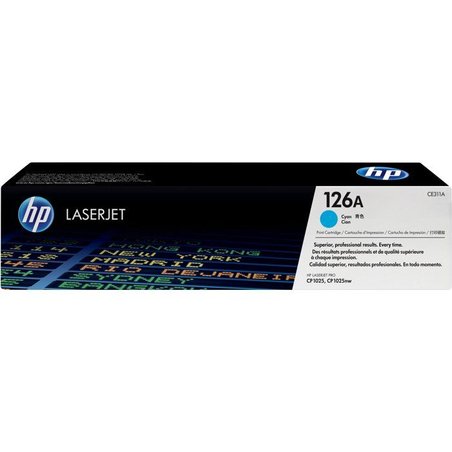 Cartouche de toner HP 126A (CE311A) cyan pour LaserJet Pro CP1025/CP10