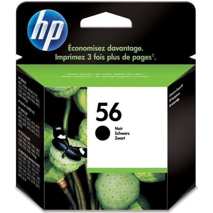 HP 56 Original Black Tintenpatrone für HP OfficeJet 5610 und HP PSC 12