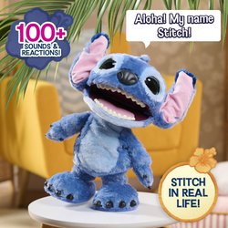 Peluche interactivo definitivo - Stitch - Acción real - 23 cm - A part
