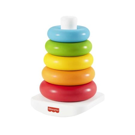 Fisher-Price - Pyramide arc-en-ciel - Jouet d éveil 1er âge - Des 6 mo