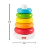 Fisher-Price - Pyramide arc-en-ciel - Jouet d éveil 1er âge - Des 6 mo