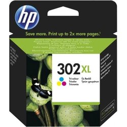 HP 302XL echte 3-kleuren inktcartridge met hoge capaciteit voor HP Des