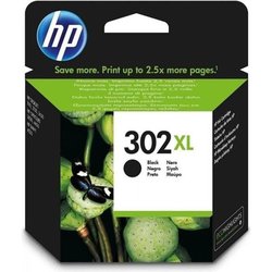 Cartucho de tinta original negro HP 302XL de alto rendimiento para HP 