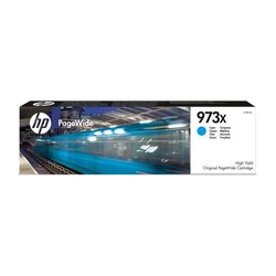 HP 973X High Yield Tintenpatrone - Cyan Original PageWide Patrone