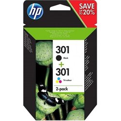 HP 301 pack of 2 black / 3 color genuine ink cartridges for HP Envy 45