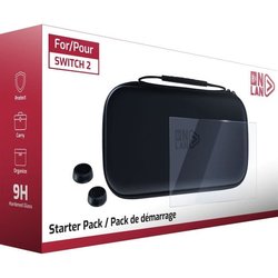 Starter Pack - ONLAN - Nintendo Switch 2 - Black Case + Screen Protect