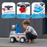 Ambulanza cavalcabile - FALK - Con sedile apribile e volante con clacs