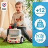 Ambulanza cavalcabile - FALK - Con sedile apribile e volante con clacs