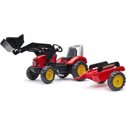FALK Red Supercharger Pedal Baggerlader mit öffnender Motorhaube und A