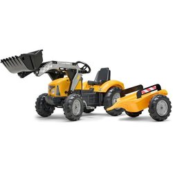 SuperBuilder Pedal-Baggerlader  FALK  Motorhaube und Anhänger zum Öf