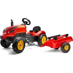 FALK - 2046AB - Tractor tractor a pedal Red X con capota abatible y re