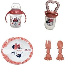 Pack comida THERMOBABY MINNIE 1ª edad - 1 mordisqueador + 1 bol + 1 ta