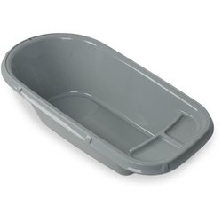 Baignoire bébé - THERMOBABY - Luxe Gris Charme - Taille adaptée - Stab