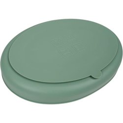 Piatto a ventosa - THERMOBABY - Silicone - Verde Cactus - A scomparti 