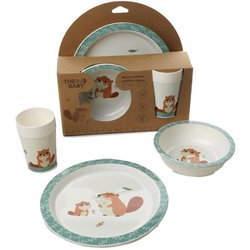 Il mio primo set per pasti al microonde - THERMOBABY - Castor - Piatto