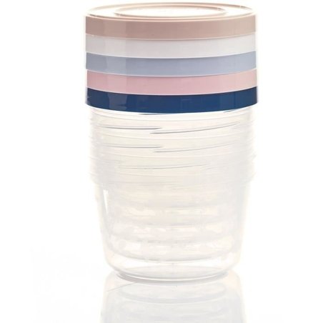 5 scatole portaoggetti da 250 ml