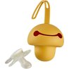 Schnullerhalter - THERMOBABY - Silikon - Honiggelb - Weich und BPA-fre