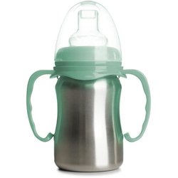 Tazza didattica - THERMOBABY - Acciaio inox - 180 ml - Verde cactus - 