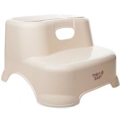 Taburete doble - THERMOBABY - A partir de 18 meses - Moka y sal marina