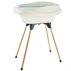 Pack plan a langer et baignoire - THERMOBABY - VASCO - Blanc Muguet - 