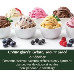 Sorbetiere  CUISINART - ICEM10E - 12 W - 475 ml - Blanc