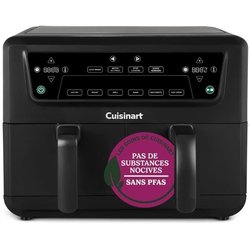 CUISINART Airfryer AFD10OBLE - 10,4L Capaciteit - Dubbele Tank - Zwart